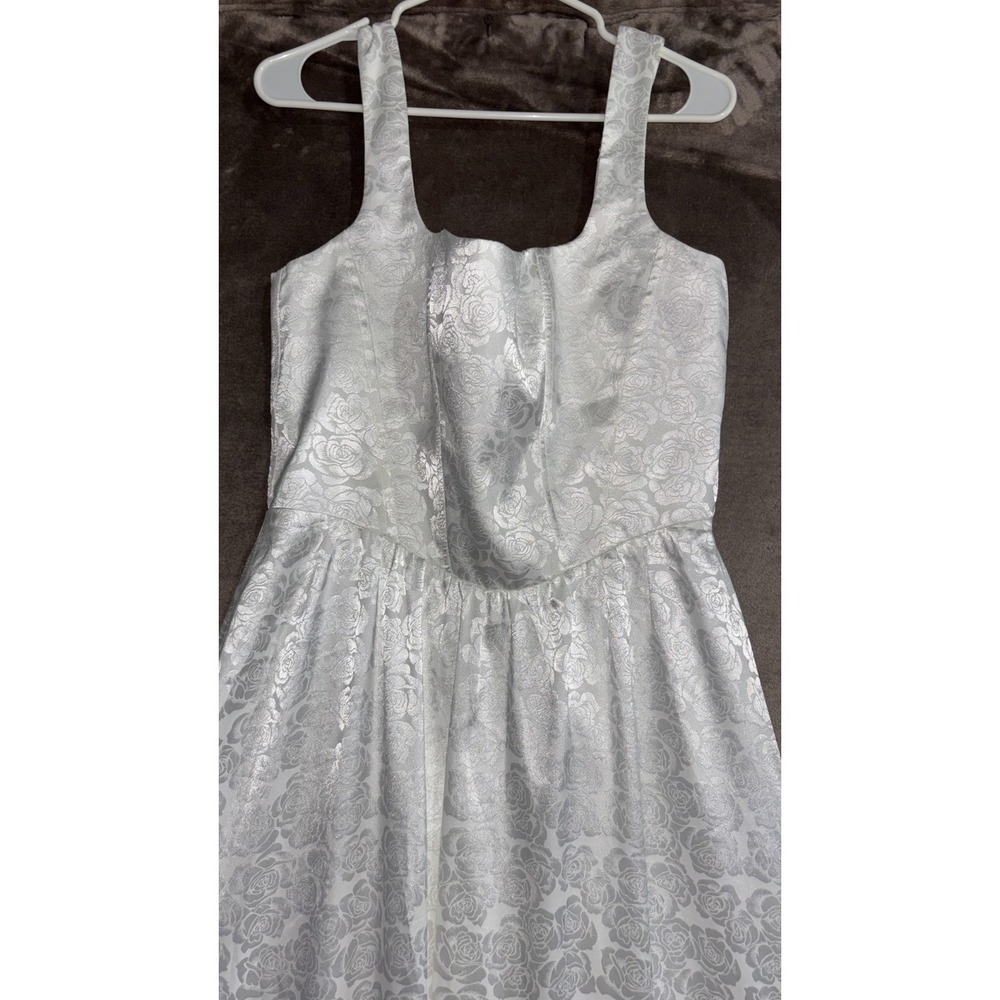 Show Me Your Mumu Nina Midi Dress Womens XXL White Rose Satin Lined Smocked Back - Picture 7 of 13
